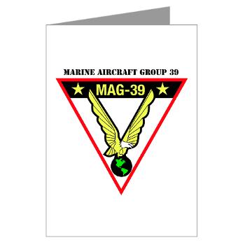 MAG39 - M01 - 02 - Marine Aircraft Group 39 with Text - Greeting Cards (Pk of 10)